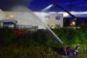 Grossbrand Halle Troisdorf Kriegsdorf Junkersring P482